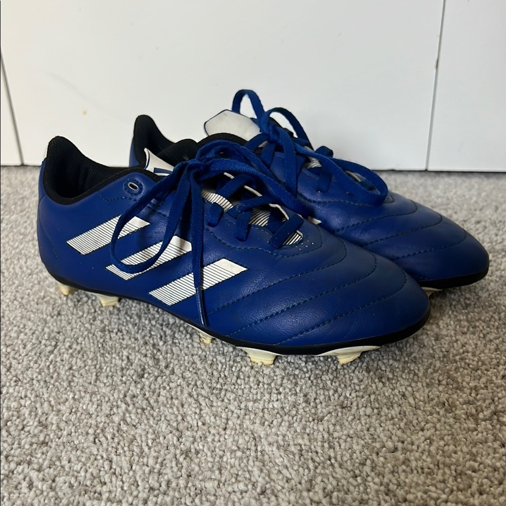Adidas Kids Blue and White Sneakers